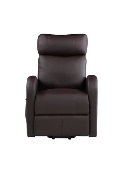Yeah Depot Ricardo Recliner w/Power Lift, Brown PU -US Luxury Inn Sales 2023 Belk 298
