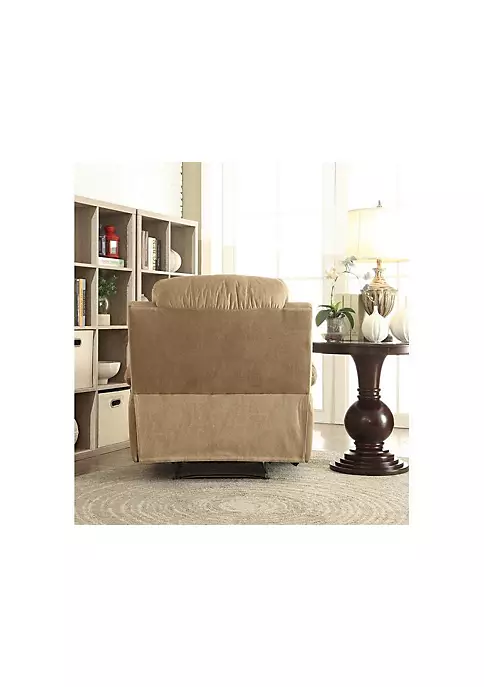 Yeah Depot Bina Recliner (Motion) in Light Brown Polished Microfiber 5 Yeah Depot Bina Recliner (Motion) in Light Brown Polished Microfiber - Image 3