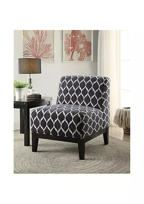 Yeah Depot Hinte Accent Chair in Dark Blue Chenille 4 Yeah Depot Hinte Accent Chair in Dark Blue Chenille - Image 2