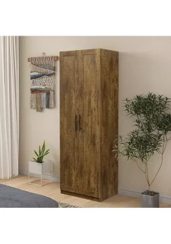 Yeah Depot High wardrobe and kitchen cabinet with 2 doors and 3 partitions to separate