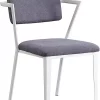 Yeah Depot Cargo Chair, Gray Fabric & White YJ 1 Yeah Depot Cargo Chair, Gray Fabric & White YJ -US Luxury Inn Sales 2023 Belk 378