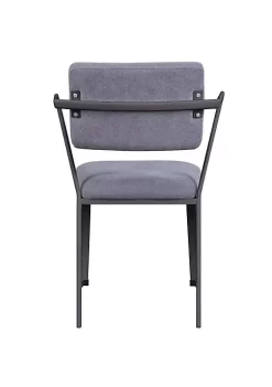 Yeah Depot Cargo Chair, Gray Fabric & Gunmetal -US Luxury Inn Sales 2023 Belk 384