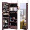 Yeah Depot Fashion Simple Jewelry Storage Mirror Cabinet With LED Lights Can Be Hung On The Door Or Wall 1 Yeah Depot Fashion Simple Jewelry Storage Mirror Cabinet With LED Lights Can Be Hung On The Door Or Wall -US Luxury Inn Sales 2023 Belk 39