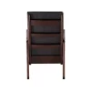 Yeah Depot Raina Rocking Chair, Dark Brown PU & Espresso Finish -US Luxury Inn Sales 2023 Belk 400