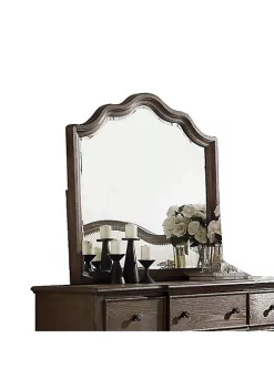 Yeah Depot Baudouin Mirror in Weathered Oak