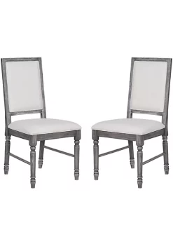 Yeah Depot Leventis Side Chair (Set-2) in Cream Linen & Weathered Gray 7 Yeah Depot Leventis Side Chair (Set-2) in Cream Linen & Weathered Gray -US Luxury Inn Sales 2023 Belk 416