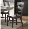 Yeah Depot Maisha Side Chair (Set-2) in Rustic Walnut