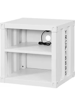 Yeah Depot Cargo Nightstand (USB), White YJ -US Luxury Inn Sales 2023 Belk 457
