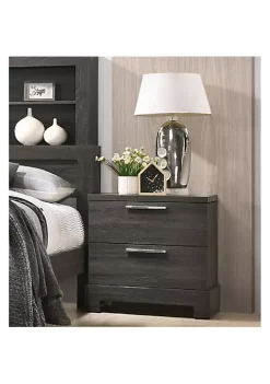 Yeah Depot Lantha Nightstand in Gray Oak YJ