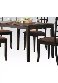 Yeah Depot Cardiff Dining Table in Espresso -US Luxury Inn Sales 2023 Belk 511