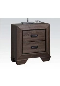 Yeah Depot Lyndon Nightstand in Weathered Gray Grain