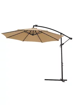 Yeah Depot 10 FT Solar LED Patio Outdoor Umbrella Hanging Cantilever Umbrella Offset Umbrella 8 Yeah Depot 10 FT Solar LED Patio Outdoor Umbrella Hanging Cantilever Umbrella Offset Umbrella -US Luxury Inn Sales 2023 Belk 534