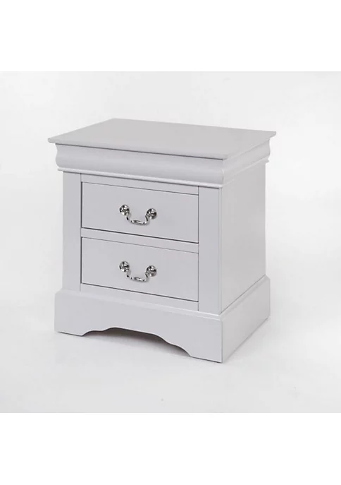 Yeah Depot Louis Philippe III Nightstand in White YJ 4 Yeah Depot Louis Philippe III Nightstand in White YJ - Image 2
