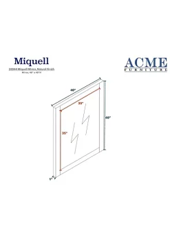 Yeah Depot Miquell Mirror, Natural -US Luxury Inn Sales 2023 Belk 546