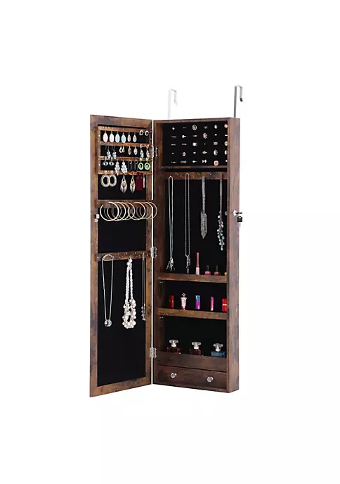 Yeah Depot Fashion Simple Jewelry Storage Mirror Cabinet Can Be Hung On The Door Or Wall ART 4 Yeah Depot Fashion Simple Jewelry Storage Mirror Cabinet Can Be Hung On The Door Or Wall ART - Image 2
