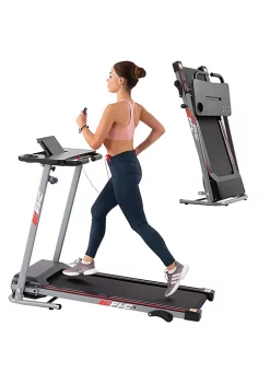 Yeah Depot Folding Treadmill for Home with Desk - 2.5HP Compact Electric Treadmill for Running and Walking Foldable Portable Running Machine for Small Spaces Workout, 265LBS Weight Capacity -US Luxury Inn Sales 2023 Belk 60