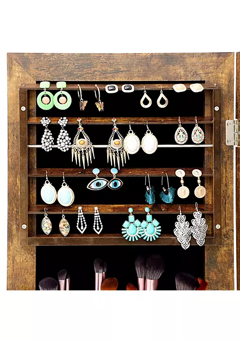 Yeah Depot Fashion Simple Jewelry Storage Mirror Cabinet With LED Lights,For Living Room Or Bedroom 5 Yeah Depot Fashion Simple Jewelry Storage Mirror Cabinet With LED Lights,For Living Room Or Bedroom - Image 3