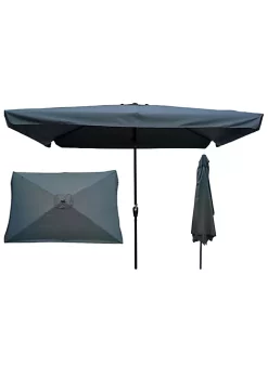 Yeah Depot 10 x 6.5ft Patio Umbrella Outdoor Waterproof Umbrella with Crank and Push Button -US Luxury Inn Sales 2023 Belk 635