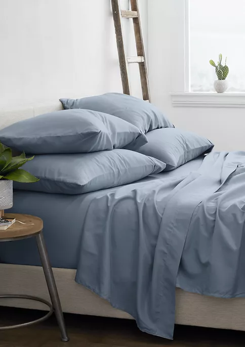 Luxury Inn Luxury Ultra Soft 6 Piece Solid Bed Sheet Set 8 Luxury Inn Luxury Ultra Soft 6 Piece Solid Bed Sheet Set - Image 6