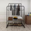 Yeah Depot Garment Rack Freestanding Hanger Double Rods Multi-functional Bedroom Clothing 1 Yeah Depot Garment Rack Freestanding Hanger Double Rods Multi-functional Bedroom Clothing -US Luxury Inn Sales 2023 Belk 77