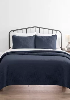 Luxury Inn Premium Ultra Soft Herring Pattern Quilted Coverlet Set -US Luxury Inn Sales 2023 Belk 781