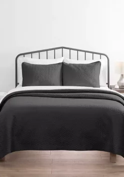 Luxury Inn Premium Ultra Soft Herring Pattern Quilted Coverlet Set -US Luxury Inn Sales 2023 Belk 785