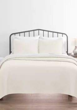 Luxury Inn Premium Ultra Soft Herring Pattern Quilted Coverlet Set -US Luxury Inn Sales 2023 Belk 786