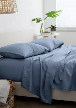 Luxury Inn Premium Ultra Soft 4 Piece Solid Bed Sheet Set -US Luxury Inn Sales 2023 Belk 839