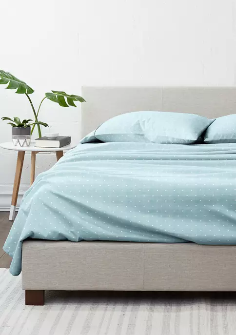 Luxury Inn Premium Ultra Soft Polka Dot Pattern Bed Sheet Set 8 Luxury Inn Premium Ultra Soft Polka Dot Pattern Bed Sheet Set - Image 6