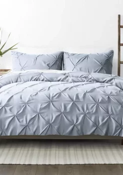 Luxury Inn Premium Ultra Soft 3 Piece Pinch Pleat Duvet Cover Set -US Luxury Inn Sales 2023 Belk 888