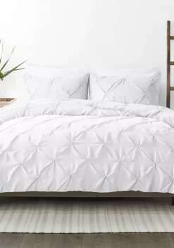 Luxury Inn Premium Ultra Soft 3 Piece Pinch Pleat Duvet Cover Set -US Luxury Inn Sales 2023 Belk 889
