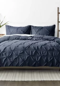 Luxury Inn Premium Ultra Soft 3 Piece Pinch Pleat Duvet Cover Set -US Luxury Inn Sales 2023 Belk 891