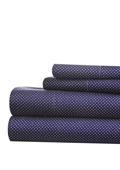 Luxury Inn Premium Ultra Soft My Heart Pattern 4 Piece Bed Sheet Set