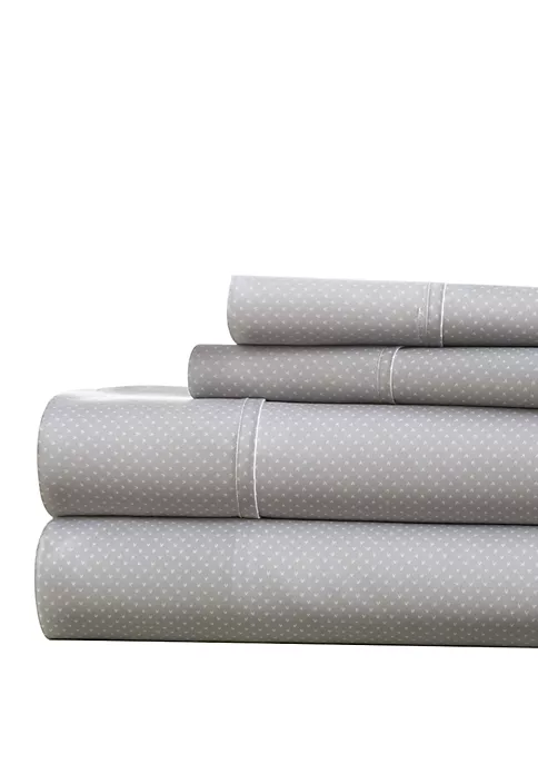 Luxury Inn Premium Ultra Soft My Heart Pattern 4 Piece Bed Sheet Set 4 Luxury Inn Premium Ultra Soft My Heart Pattern 4 Piece Bed Sheet Set - Image 2