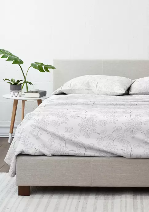 Luxury Inn Premium Ultra Soft Vine Pattern Bed Sheet Set 7 Luxury Inn Premium Ultra Soft Vine Pattern Bed Sheet Set - Image 5