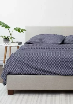 Luxury Inn Premium Ultra Soft Quadrafoil Pattern Bed Sheet Set