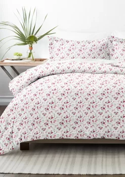 Luxury Inn Premium Ultra Soft Blossoms Print Duvet Cover Set -US Luxury Inn Sales 2023 Belk 967