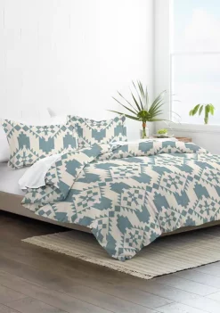 Luxury Inn Premium Ultra Soft Adobe Diamond 3-Piece Reversible Duvet Cover Set -US Luxury Inn Sales 2023 Belk 972