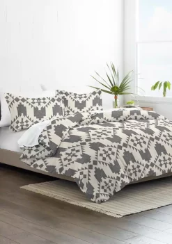 Luxury Inn Premium Ultra Soft Adobe Diamond 3-Piece Reversible Duvet Cover Set -US Luxury Inn Sales 2023 Belk 973